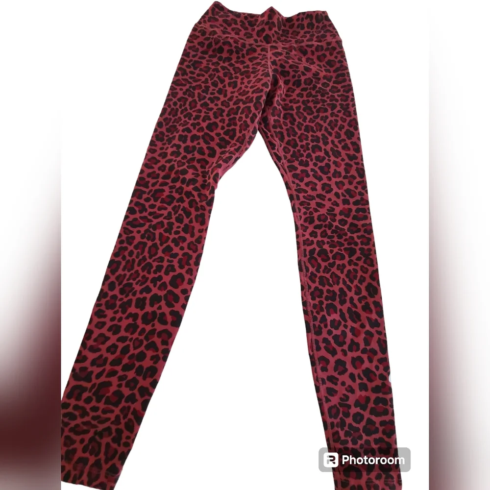 Nike One Sports Athletic Dri Fit Animal Leopard Print Leggings Women's Size XS